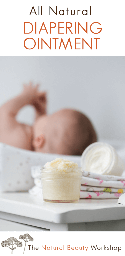 How to make all natural diapering ointment - recipe from The Handmade Mama by Mary Helen Leonard