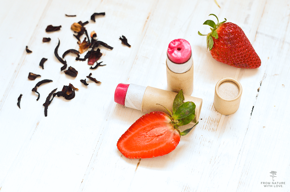 Handmade Strawberry Hibiscus Lip Balm Tutorial