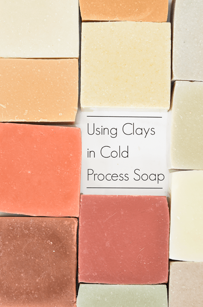 A Visual Guide to Using Cosmetic Clays in Cold Process Soap