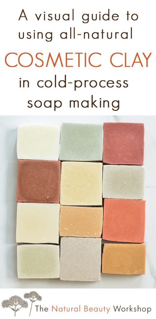 A Visual Guide to Using Cosmetic Clays in Cold Process Soap